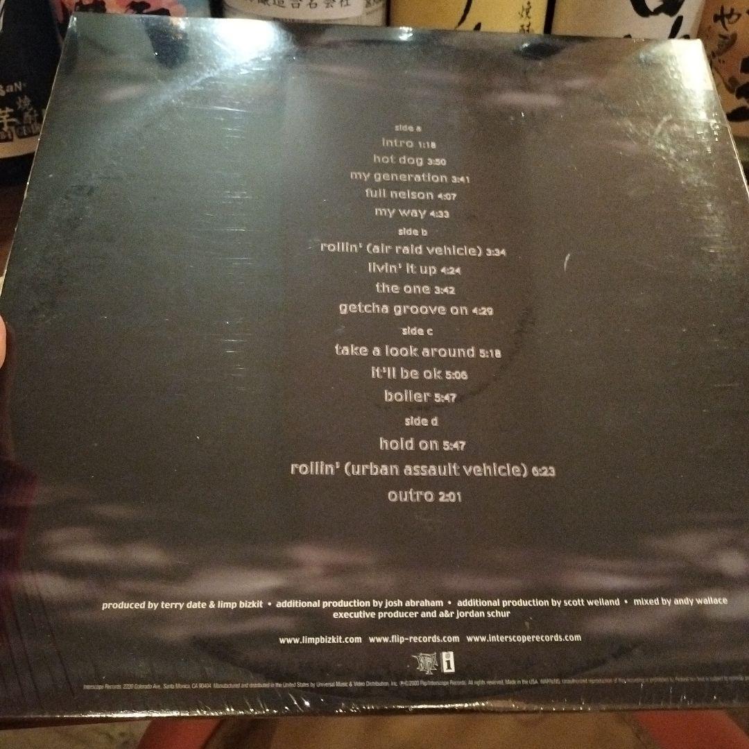 limp bizkit レコード　新品未開封