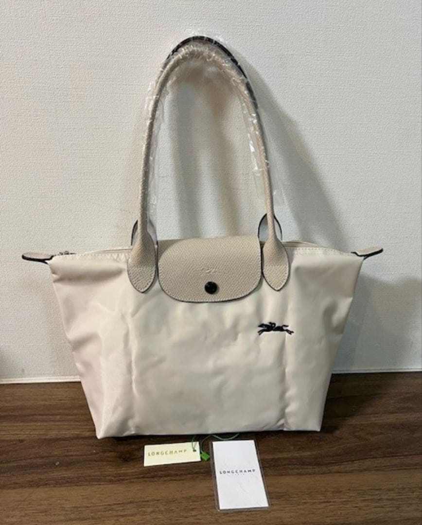 ロンシャン ハンドバッグ ピンクホワイト Lサイズ レディース トートバッグ