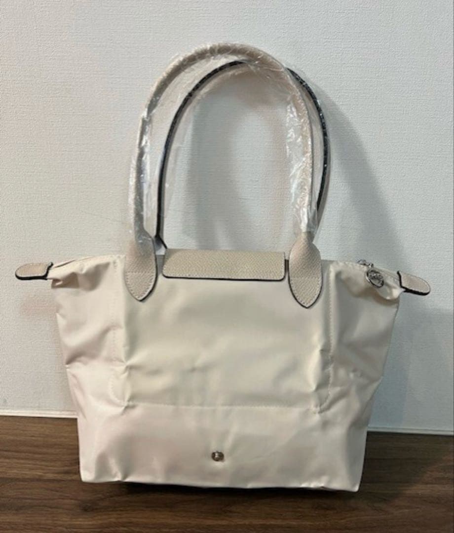 ロンシャン ハンドバッグ ピンクホワイト Lサイズ レディース トートバッグ