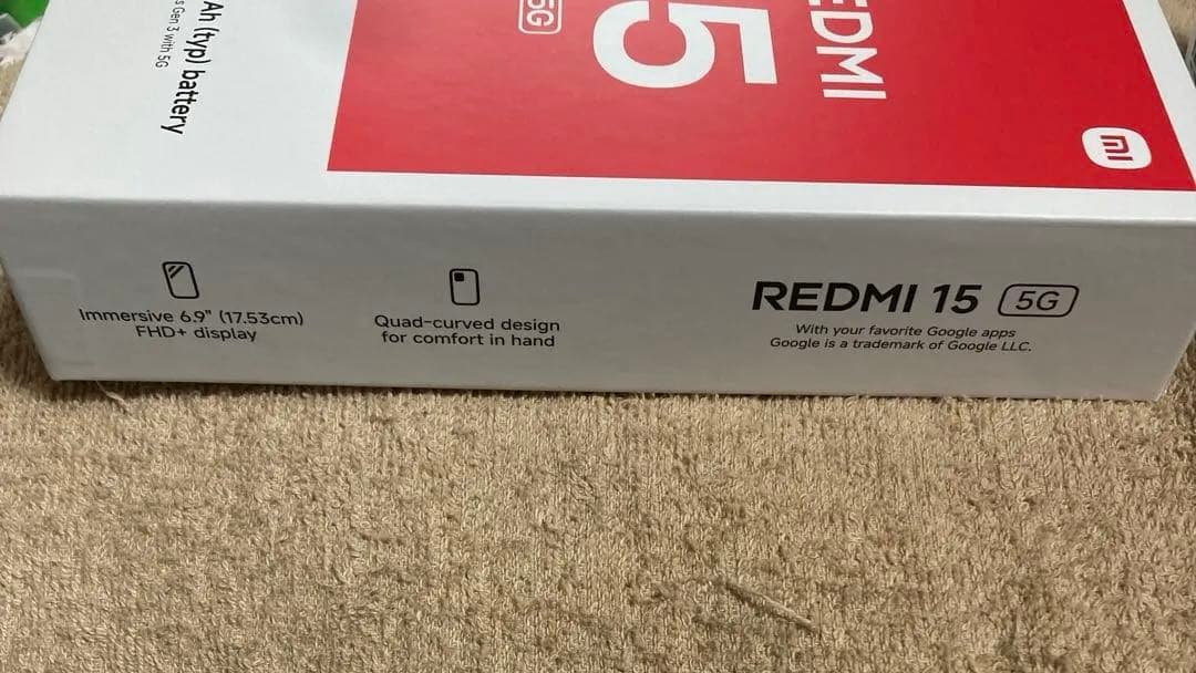 REDMI 15 5G◆1台のみ◆ミッドナイトブラック◆新品未使用ソフトバンク版