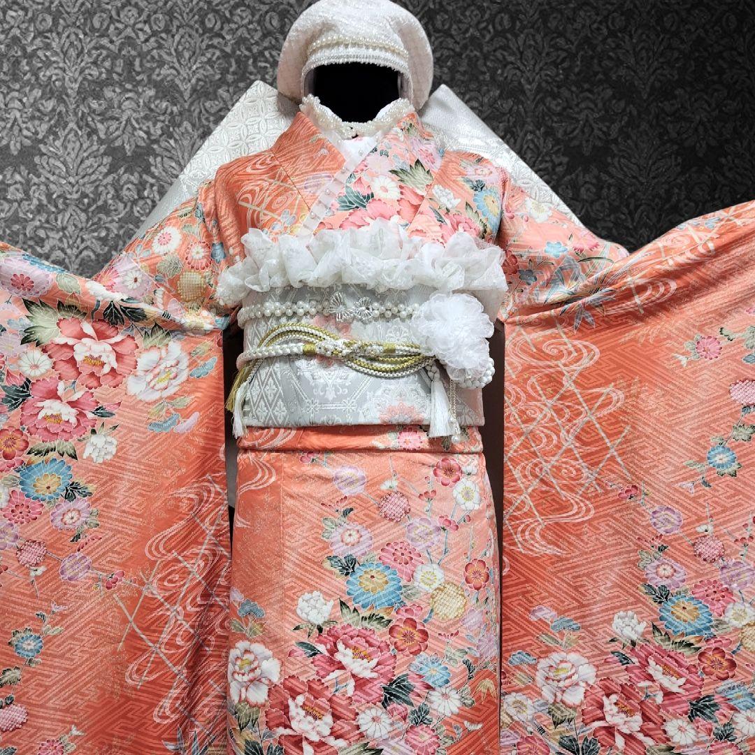 振袖フルセット(11点)・成人式・くすみ・高級百貨店御誂・金彩加工