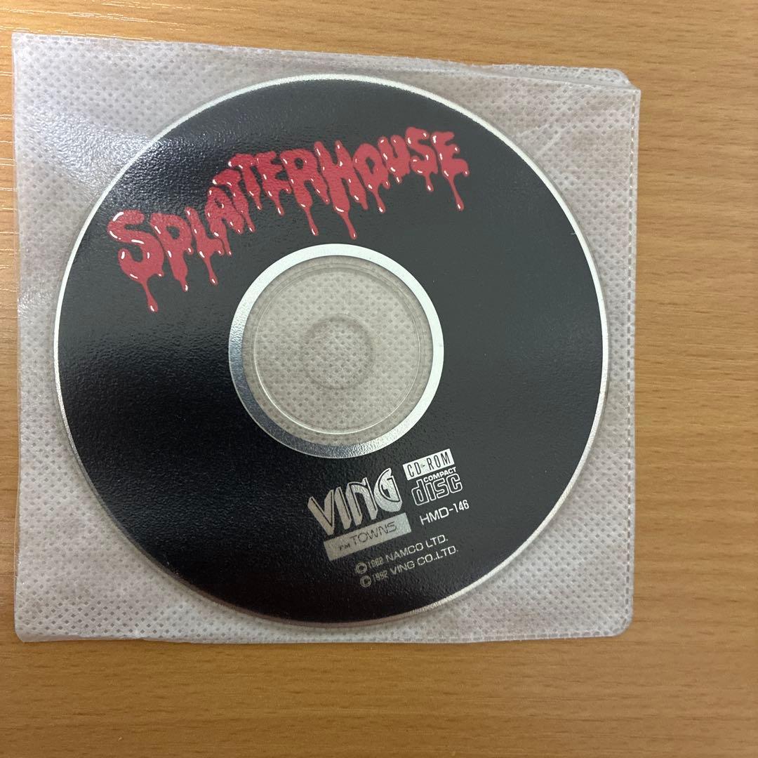 FM-TOWNS スプラッターハウス　VING CD-ROMのみ