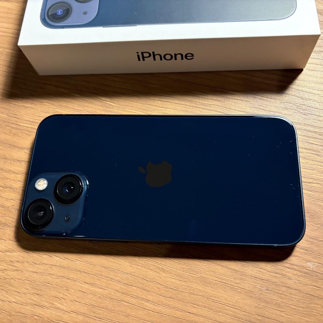 iPhone 13 mini 128GB ミッドナイト 美品 100%