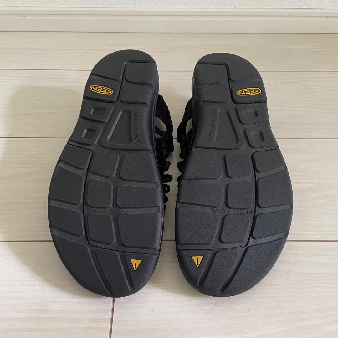 バード様【美品】KEEN UNEEK 　BLACK/BLACK　28.5cm