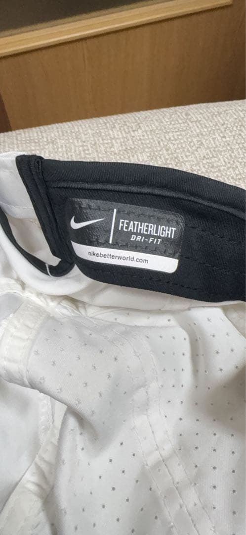 NIKE ラファエル・ナダル ロゴ ホワイトキャップ