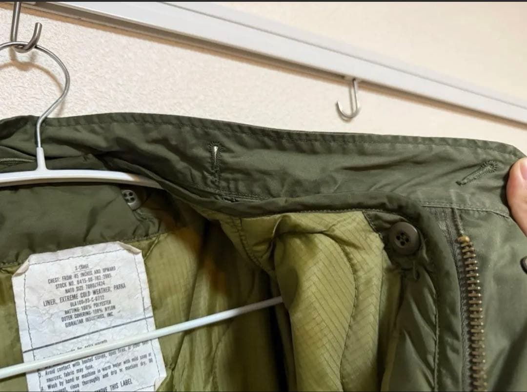 再出品【米軍実物】M65フィッシュテールパーカ 80年代