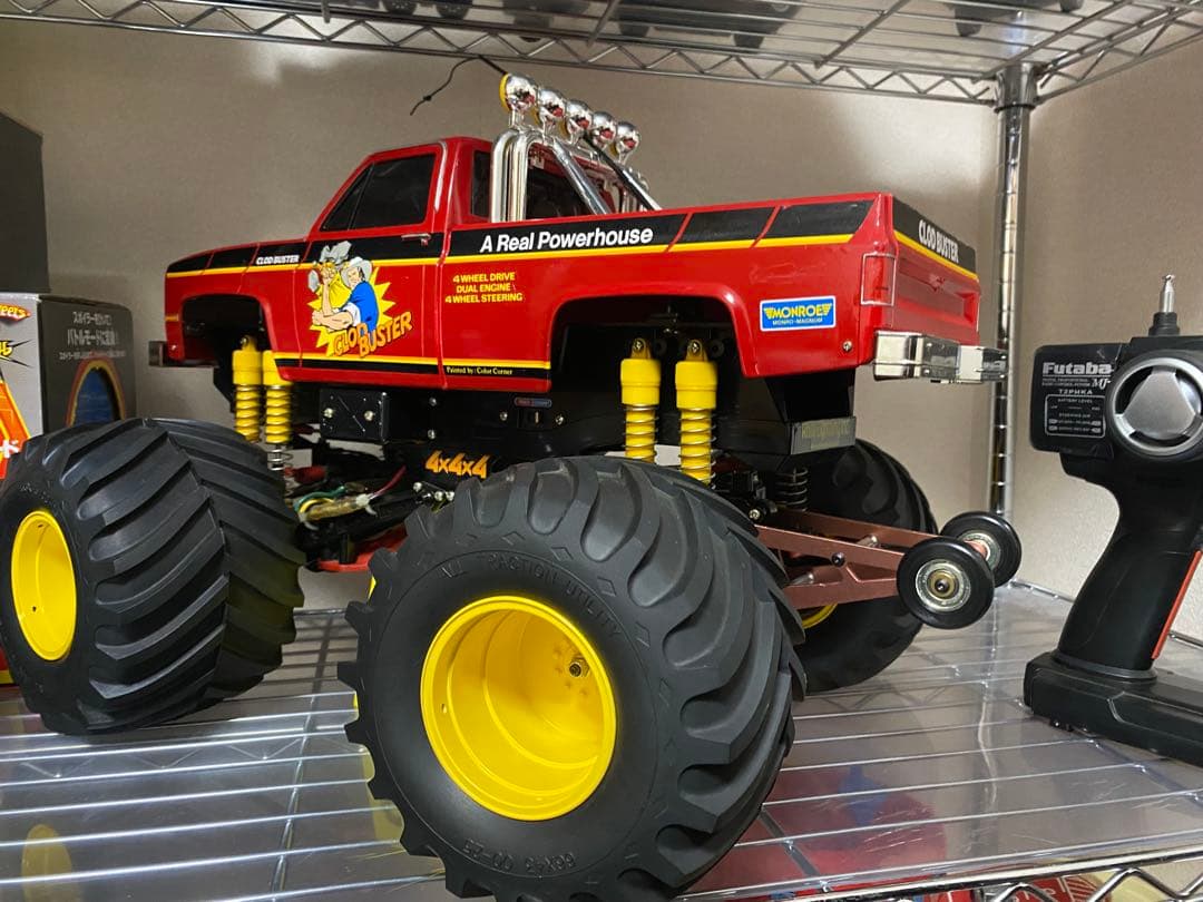 当時物　タミヤ　クラッドバスター　カスタム　フタバ製　プロポ　メカ付き