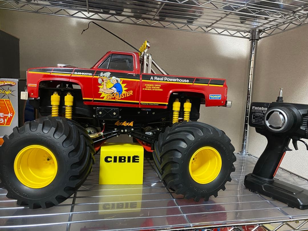 当時物　タミヤ　クラッドバスター　カスタム　フタバ製　プロポ　メカ付き