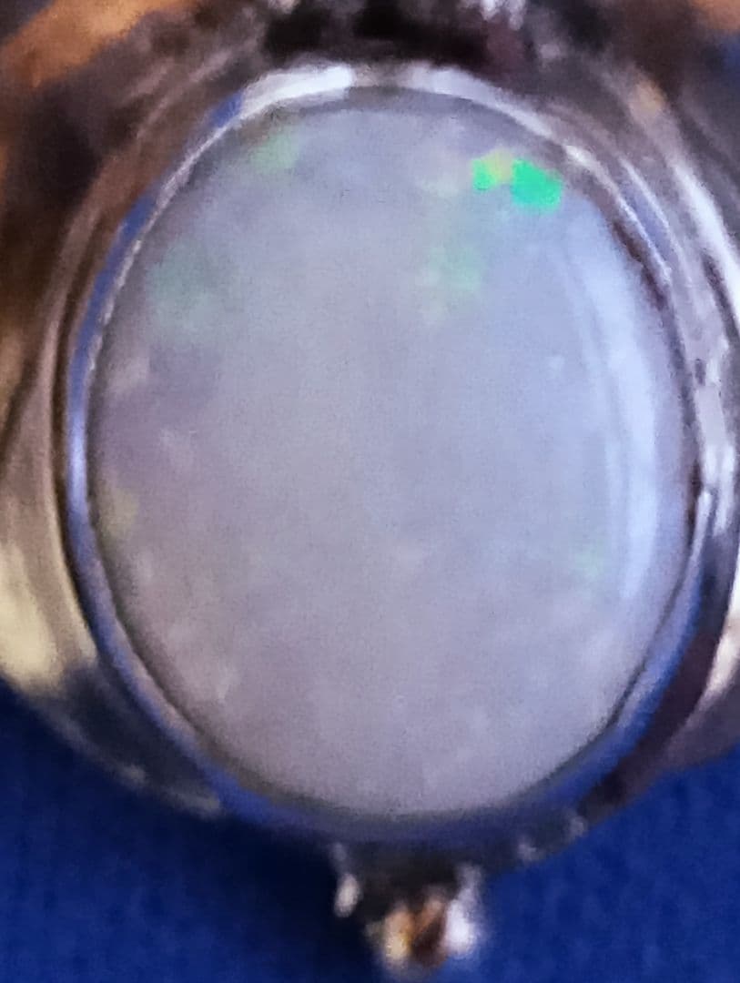 2CTのオパールシルバーペンダント