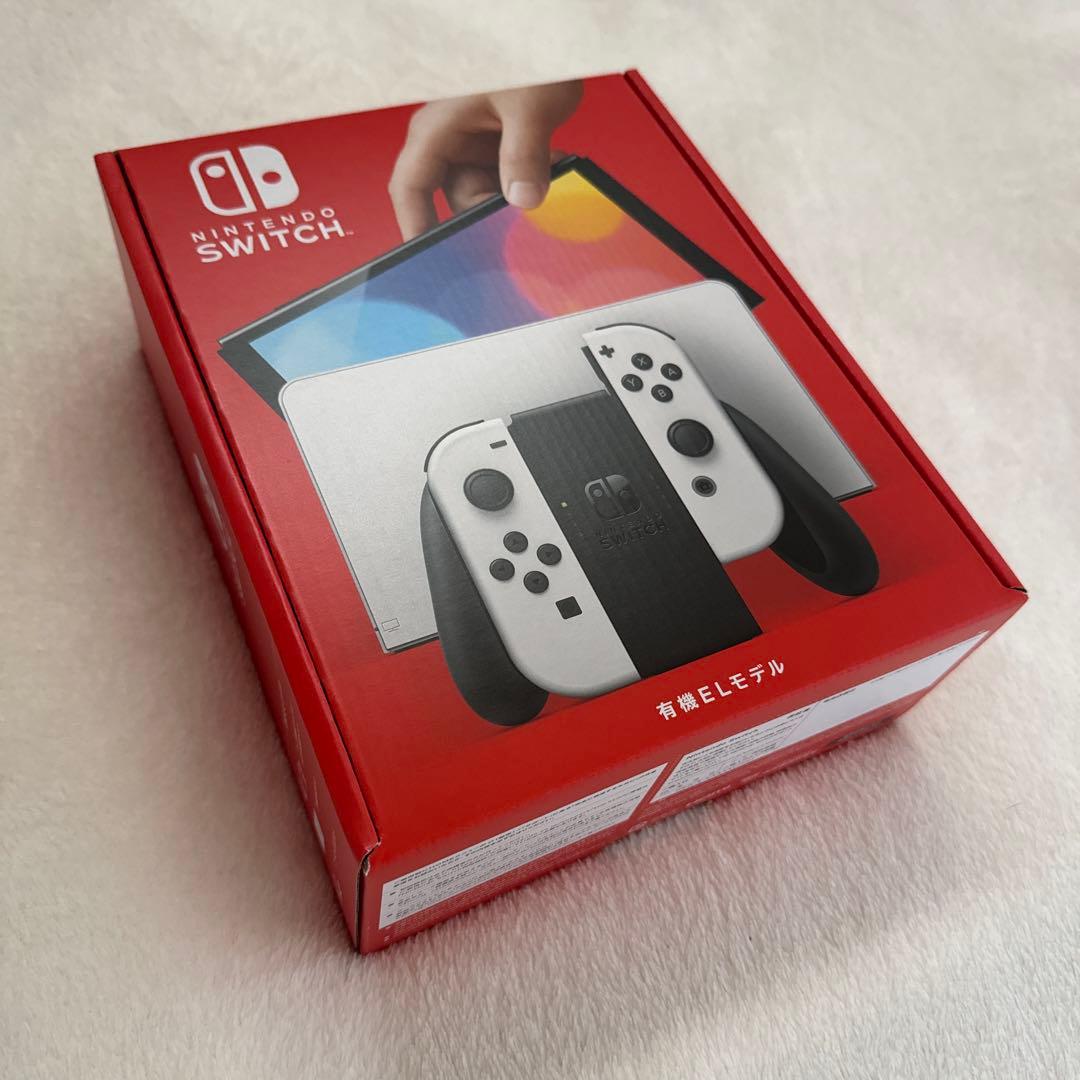 新品未開封Switch本体有機EL Joy-Conホワイト