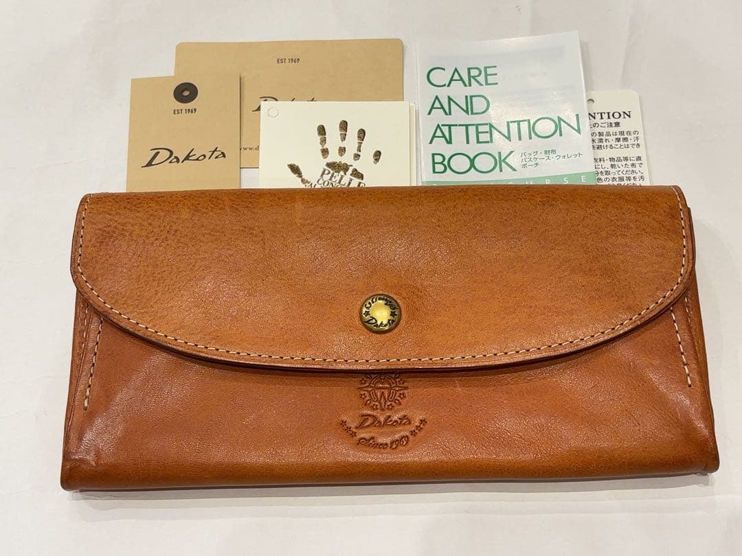 新品　Dakota ダコタ 長財布 コラッジョ 0030944 マスタード