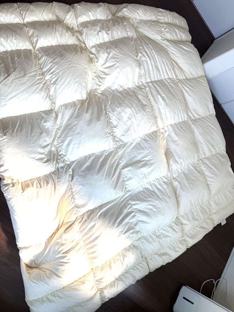 グース羽毛掛け布団　クィーンサイズ　グースダウン93%
