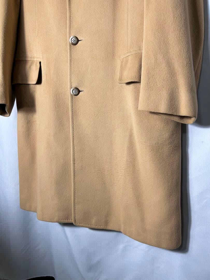O*r様 1960s-70s 100% カシミヤ　チェスターコート　ユニオンチケ