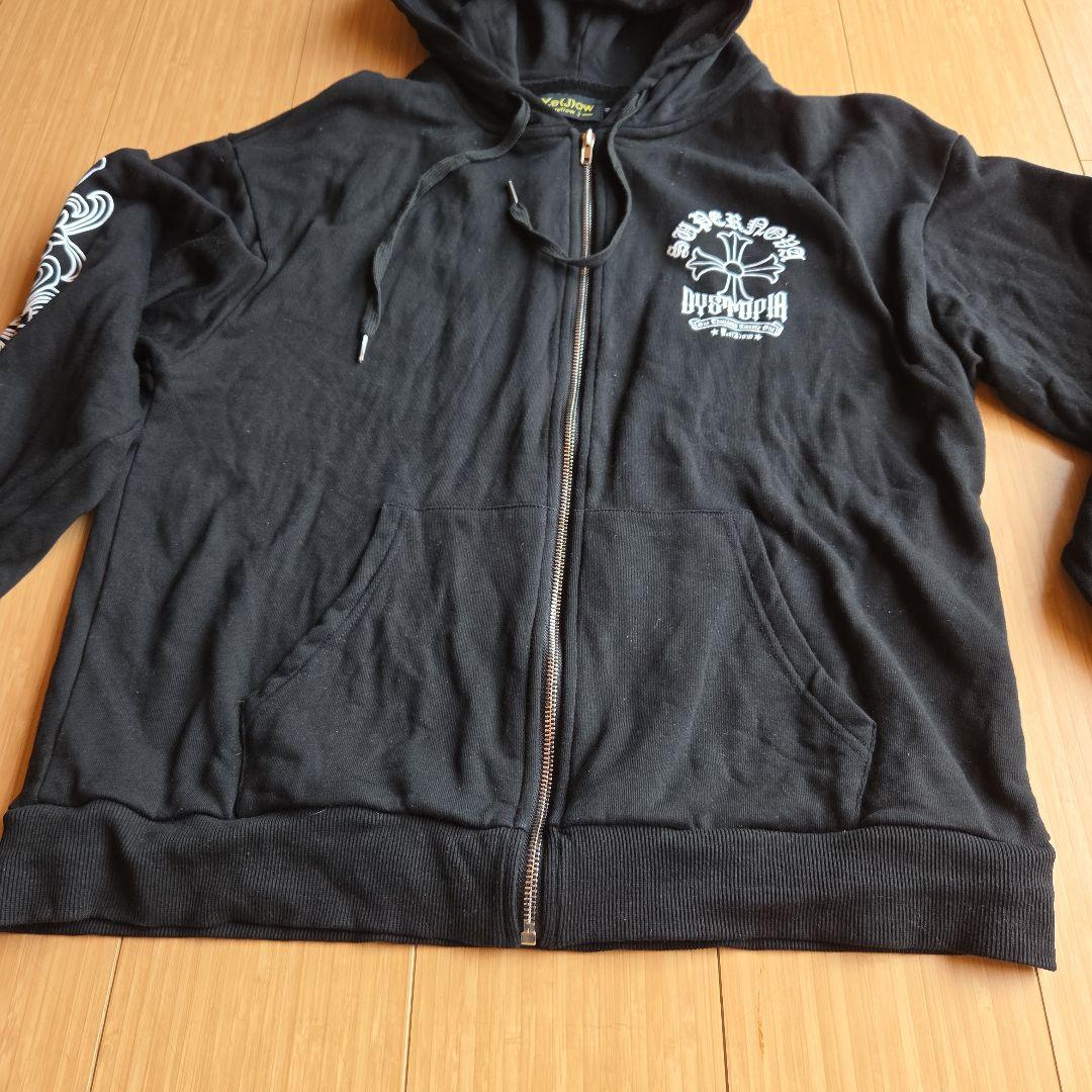 Y.eJow グラフィックパーカーとスウェットパンツセット 48サイズ ブラック