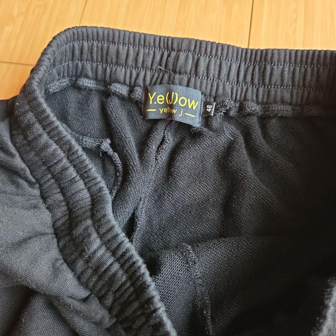 Y.eJow グラフィックパーカーとスウェットパンツセット 48サイズ ブラック