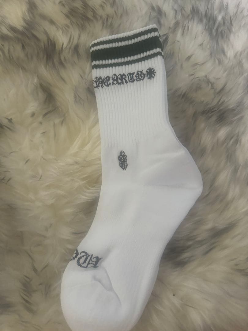正規品クロムハーツ白緑靴下のみ