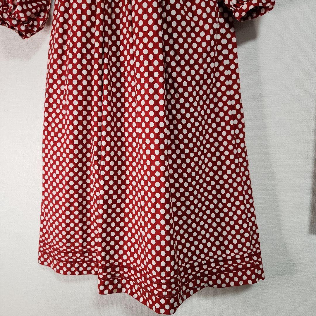 希少 PINK HOUSE ピンクハウス ポルカドット コットンワンピース