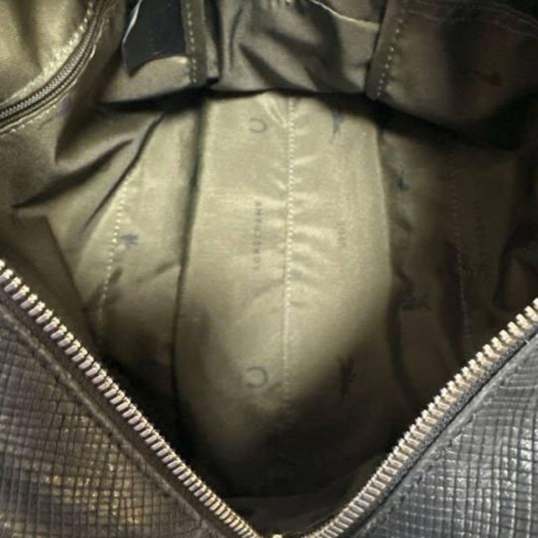 LONGCHAMP ロンシャン　クアドリ　2way ショルダーバック レザー 黒