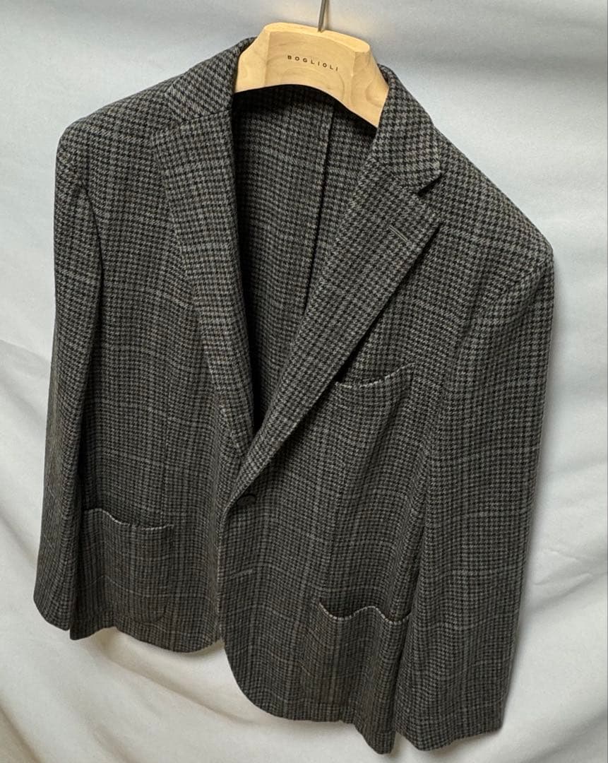 ◆国内正規品【48】BOGLIOLI◆美品！秋冬物『３Ｂジャケット』イタリア製◆