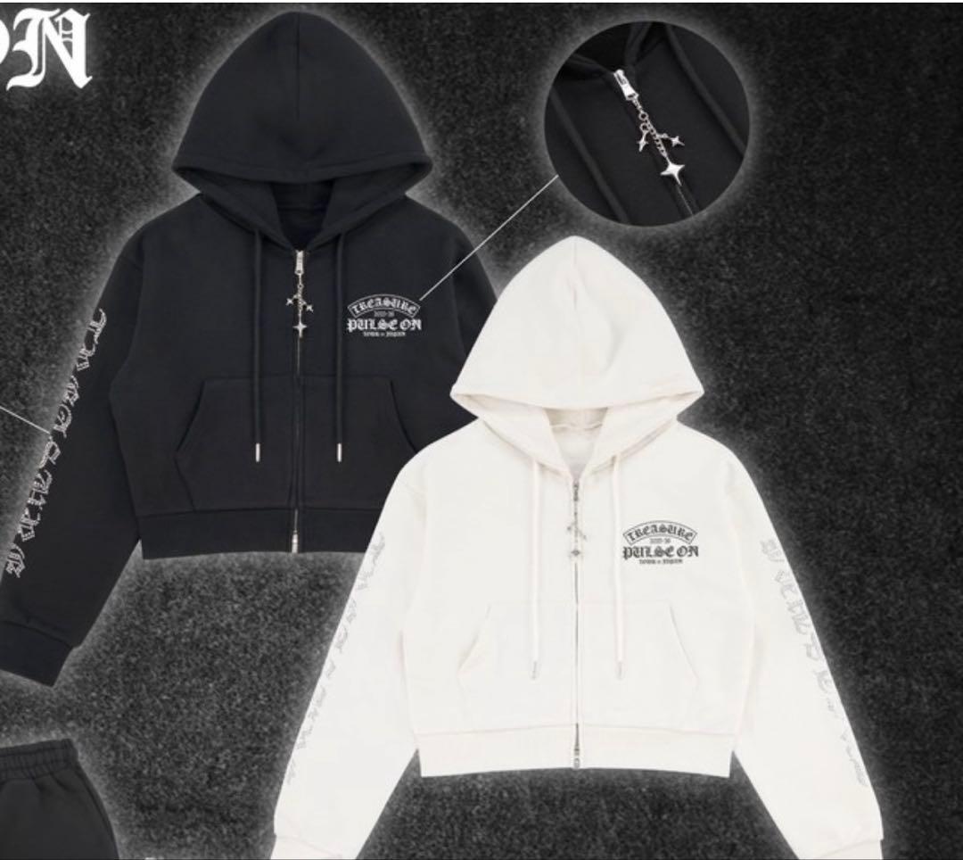 即日発送 TREASURE ジップアップフーディ　レディース　 8000特典付き