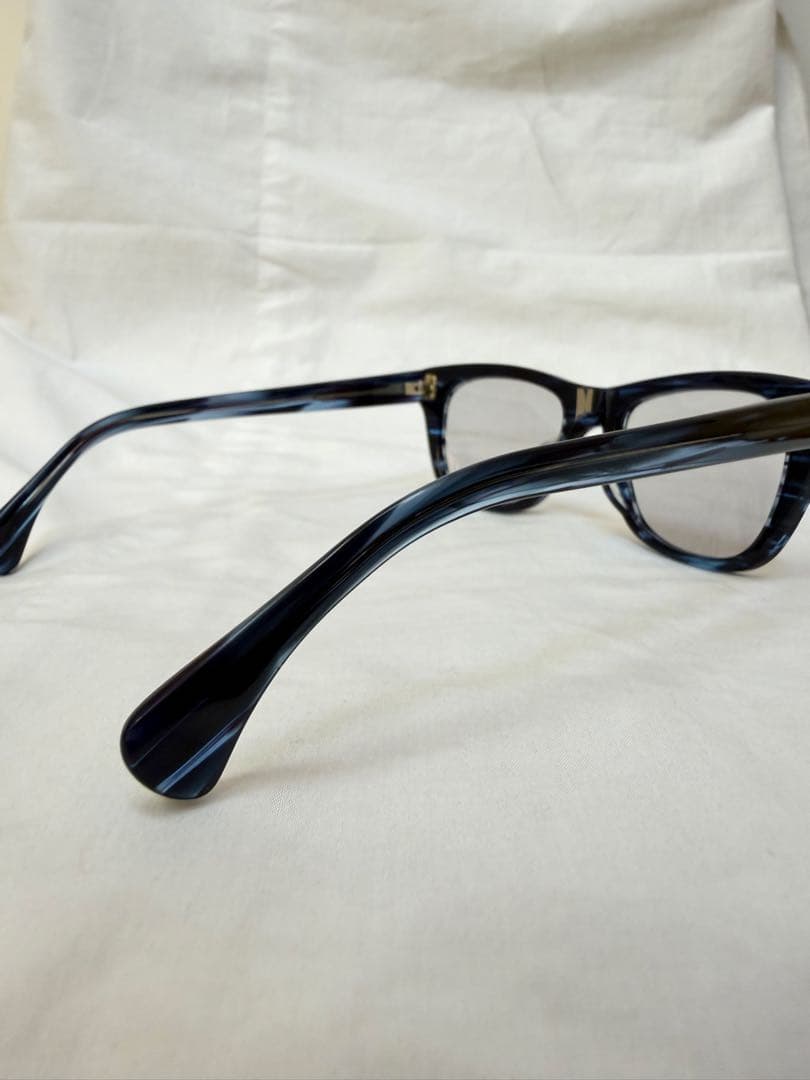 オリバーピープルズ Houston ブルー柄 メガネ サングラス　度なし