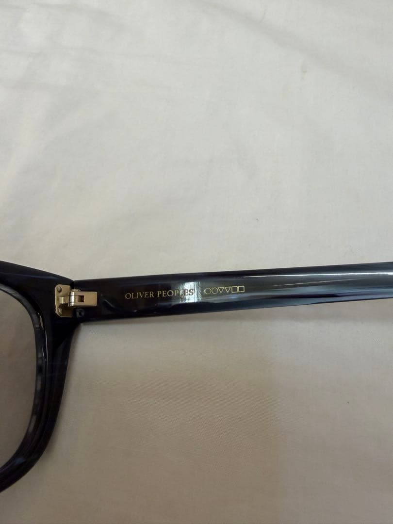 オリバーピープルズ Houston ブルー柄 メガネ サングラス　度なし