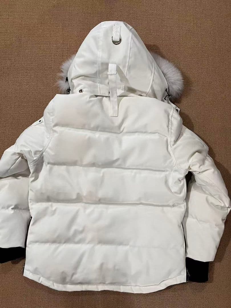 MOOSE KNUCKLES ホワイト ダウンジャケット S