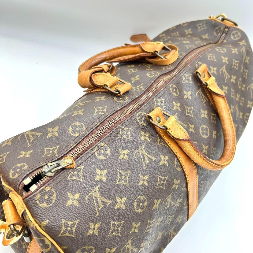 【鑑定済】 ルイヴィトン キーポル バンドリエール 50 モノグラム バック