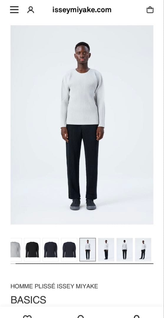 homme plisse issey miyake ロンT