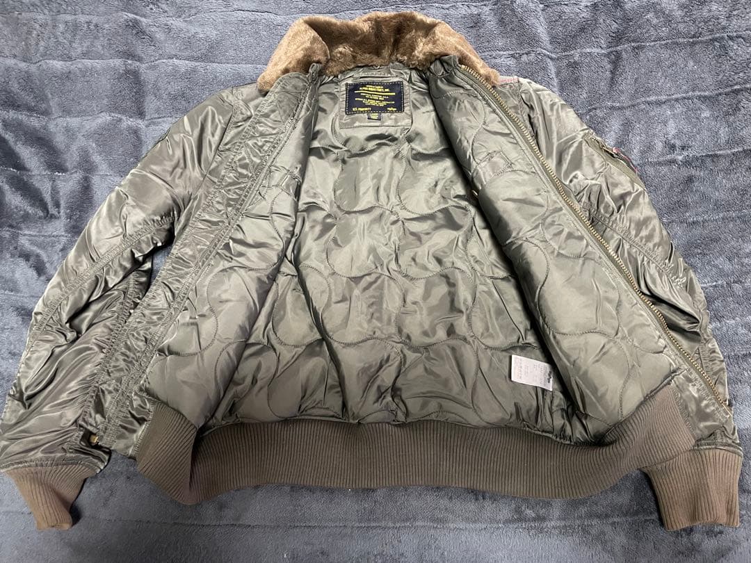 超美品ALPHA フライトジャケット INJECTOR TIGHT TA0611