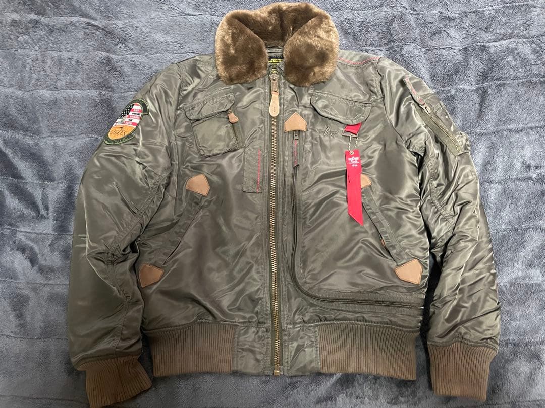 超美品ALPHA フライトジャケット INJECTOR TIGHT TA0611