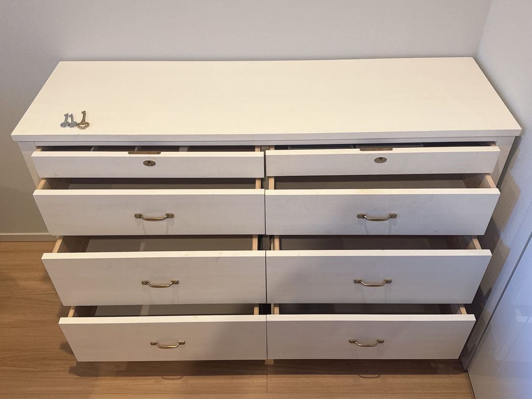 MOMO NATURAL モモナチュラル チェストタンス 引き出し収納 ホワイト