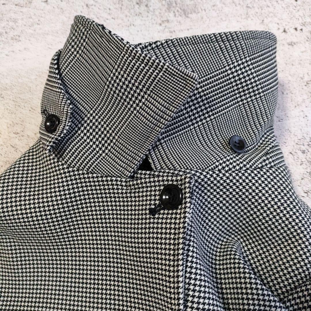 24AW LA MARINE FRANCAISE ウール混 リバーチェックコート