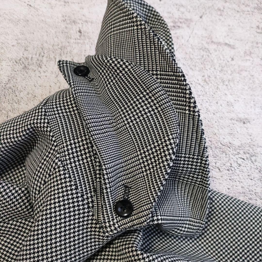 24AW LA MARINE FRANCAISE ウール混 リバーチェックコート