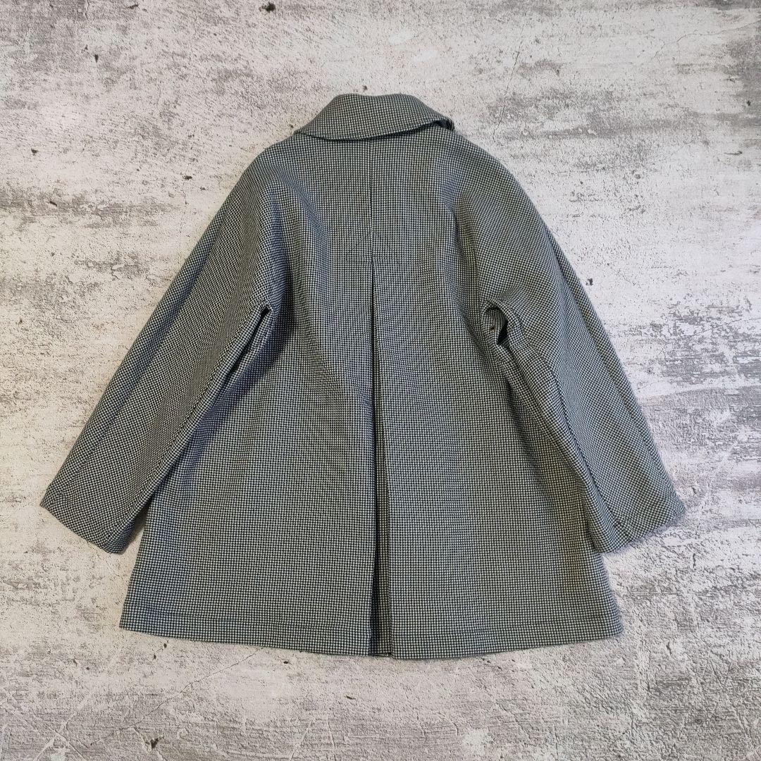 24AW LA MARINE FRANCAISE ウール混 リバーチェックコート