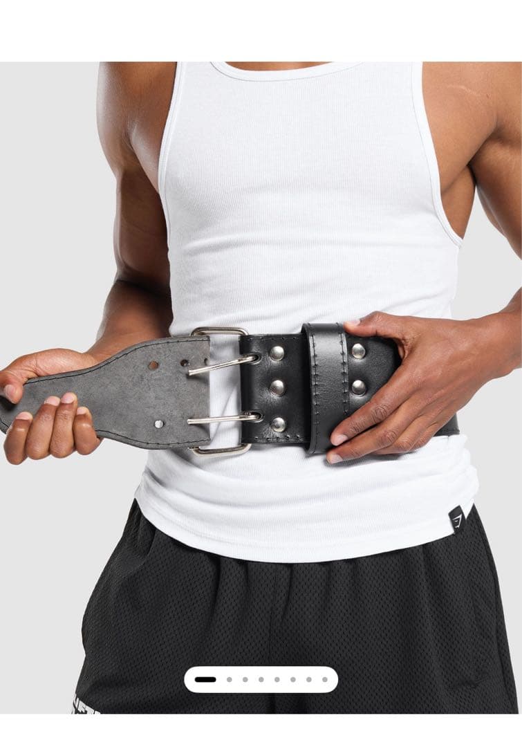  調整可能 トレーニング・パワーベルト ブラック