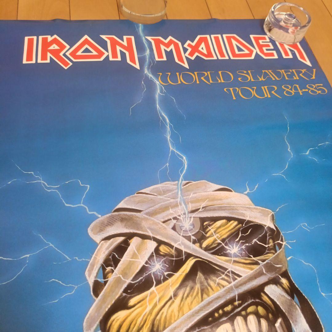 IRON MAIDEN ポスター 1985 WORLD SLAVERY TOUR