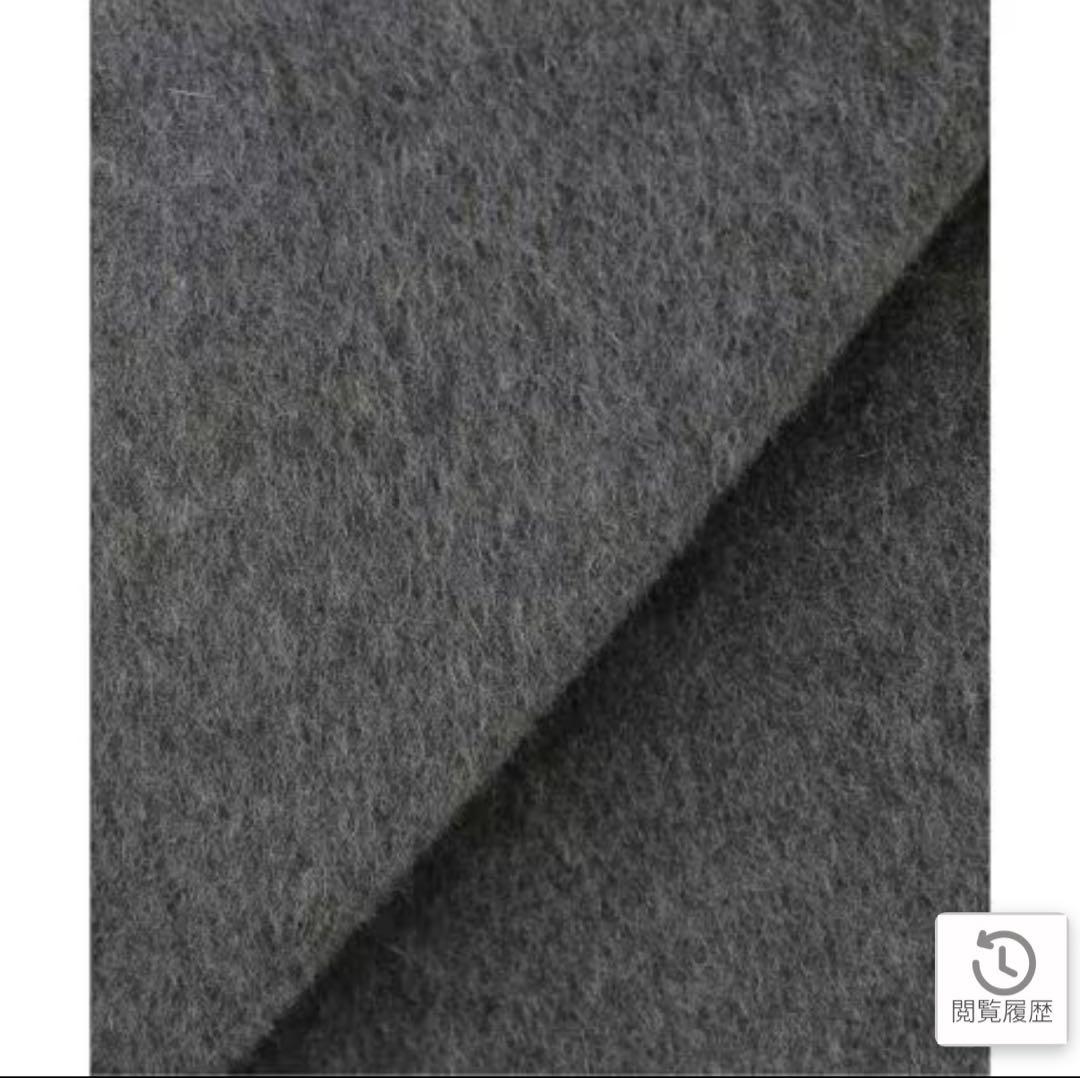 Simplicite S120ブレンドリバーシブルコート 毛混 グレー 未使用