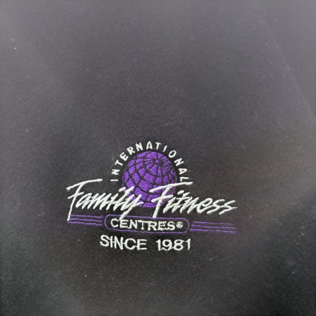 90s カナダ製 スタジャン 企業ロゴ CONCORD ウール×レザー