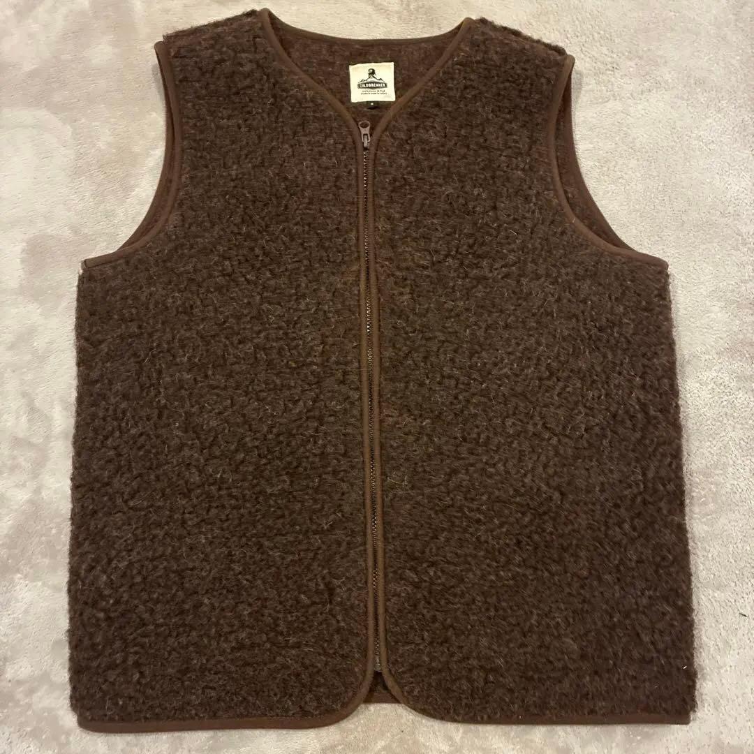 ★COLDBREAKER ウールベスト M ブラウン　コールドブレーカー★
