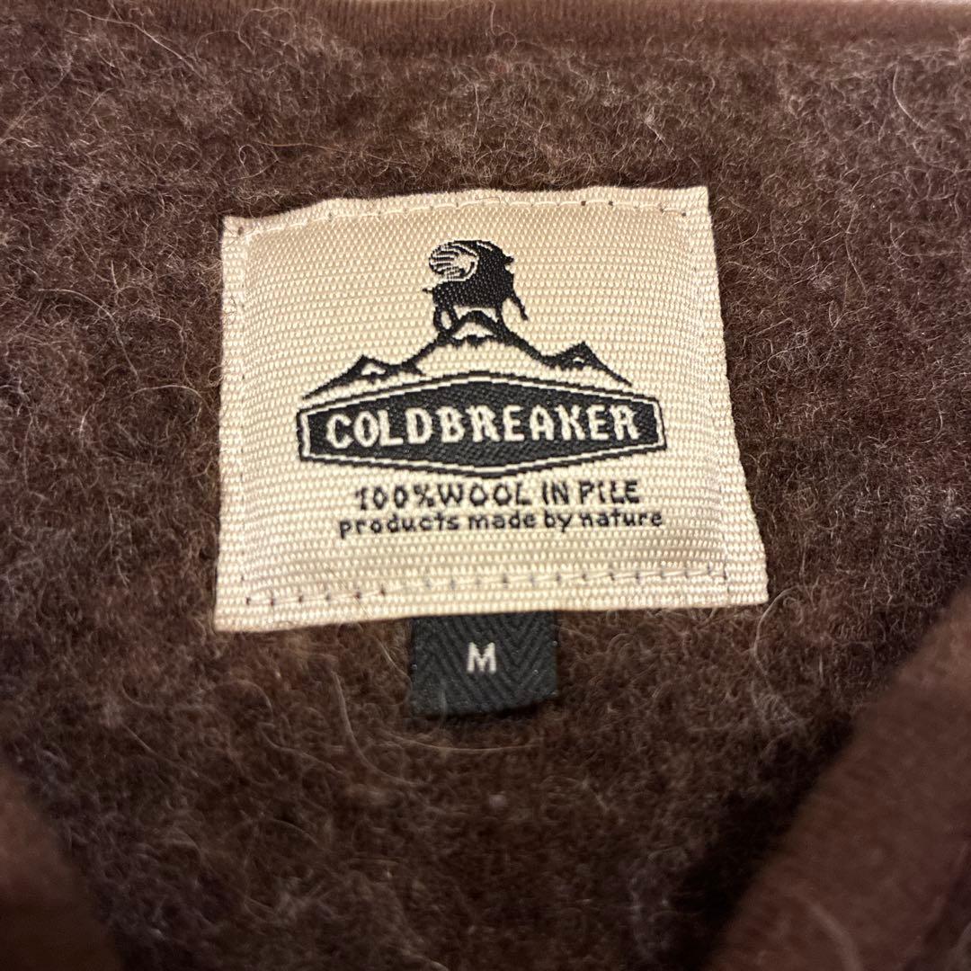 ★COLDBREAKER ウールベスト M ブラウン　コールドブレーカー★