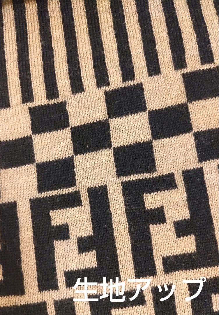 ★新品美品★FENDIマフラーグローブセットフェンディ手袋ロゴイタリア製ストール