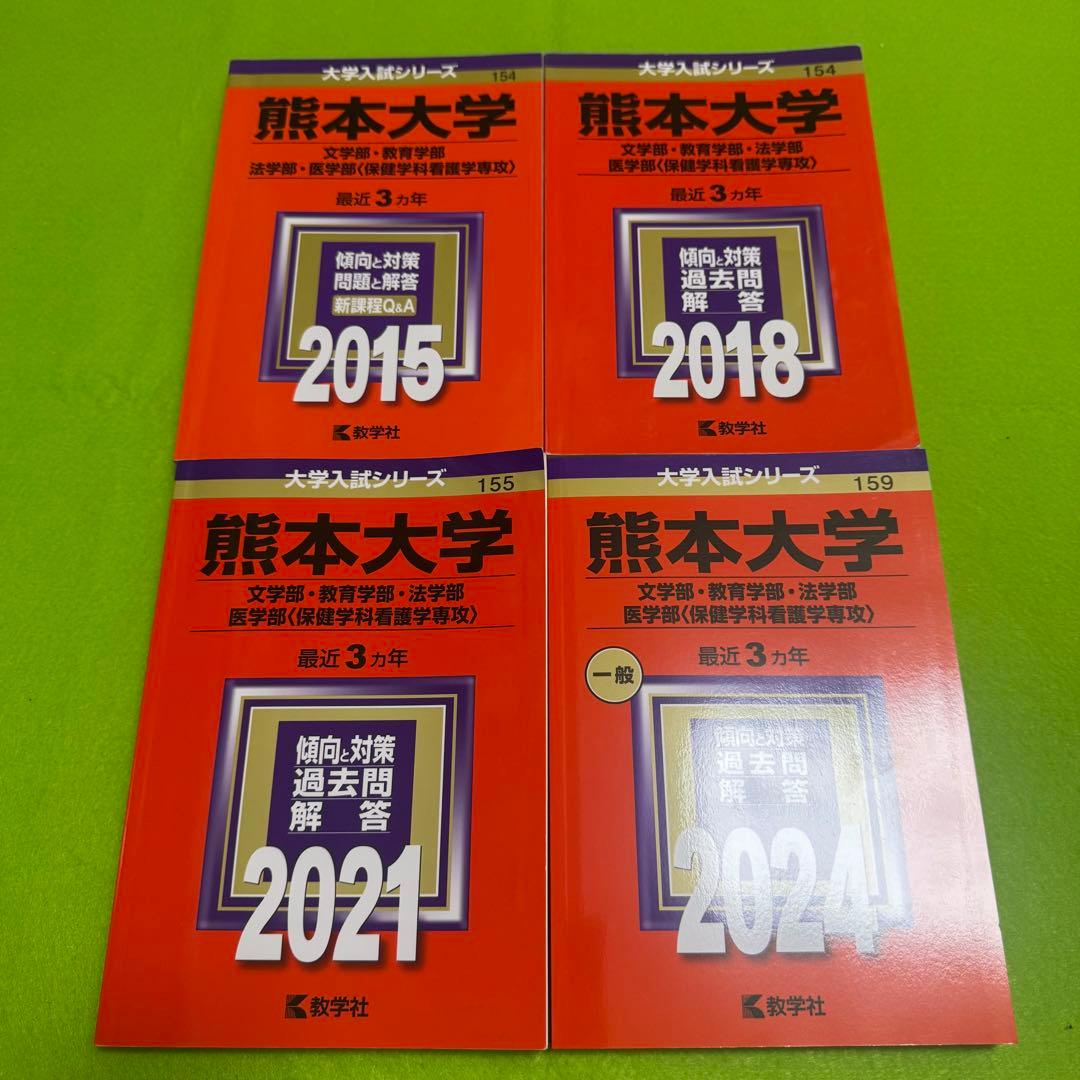 熊本大学　文系　赤本　2012年～2023年 12年分