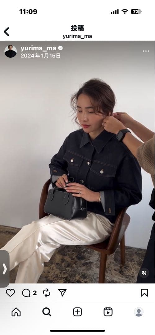 OHGA ohga オーガ　レディースデニムジャケットGジャン