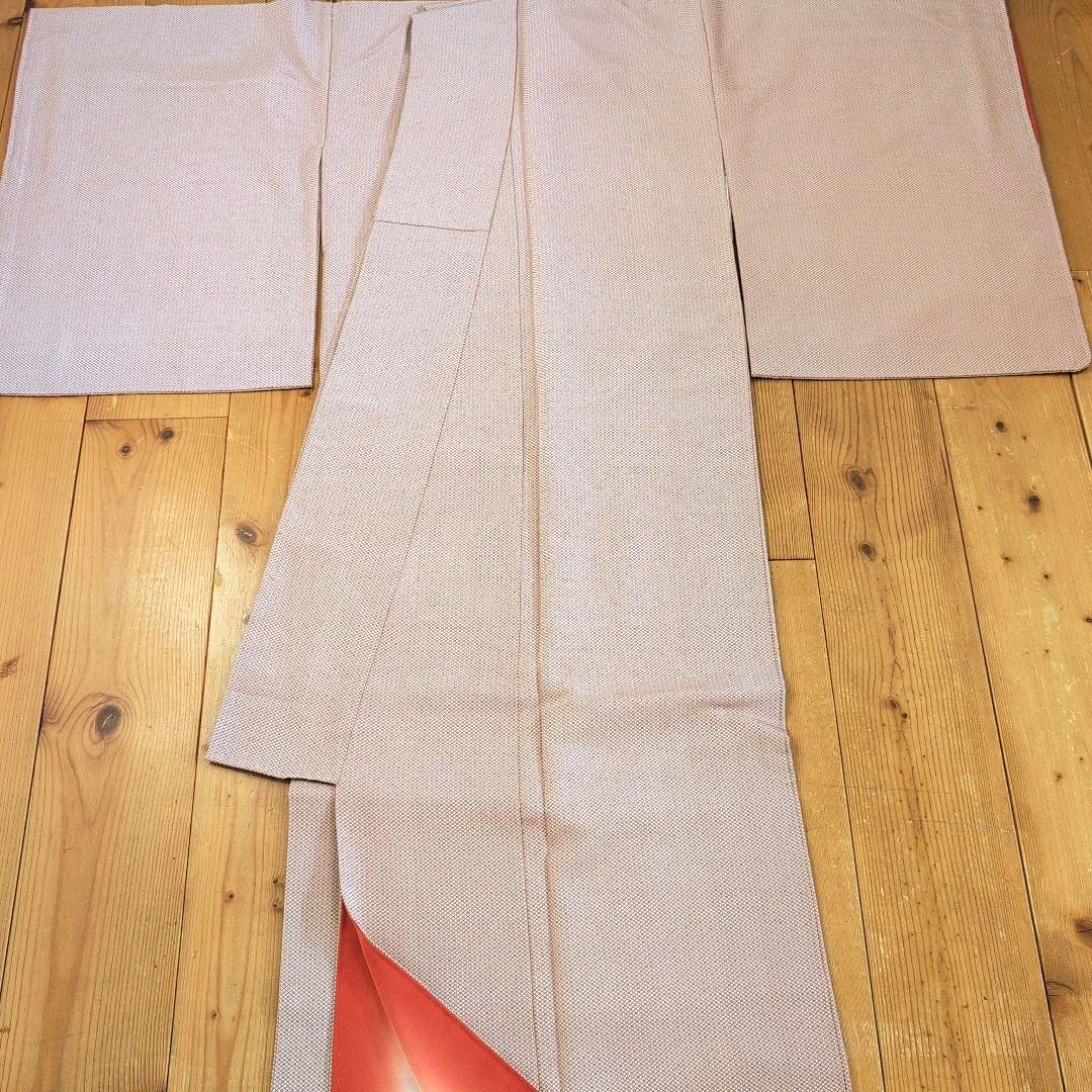 【専用】正絹小紋　袷【幾何学柄】着物/帯/帯揚/帯締/雪駄/襦袢/男性着物