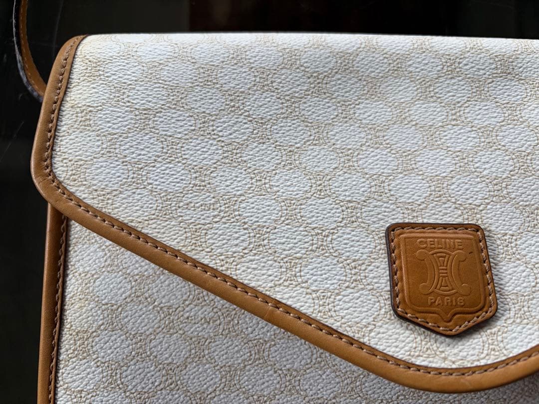 1980s vintage cap ビンテージセリーヌショルダーバック　マカダム