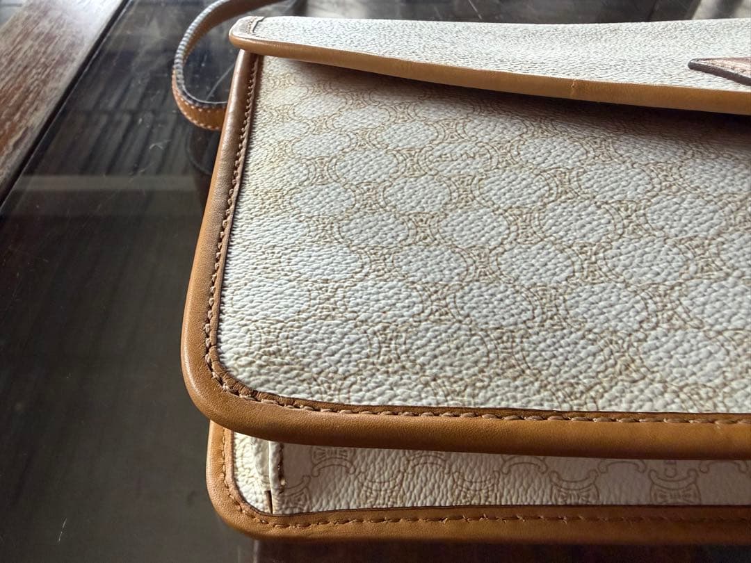 1980s vintage cap ビンテージセリーヌショルダーバック　マカダム