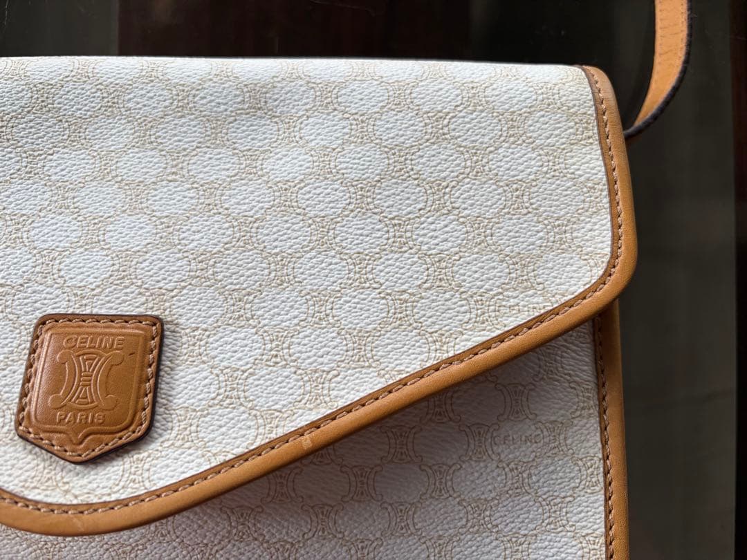 1980s vintage cap ビンテージセリーヌショルダーバック　マカダム