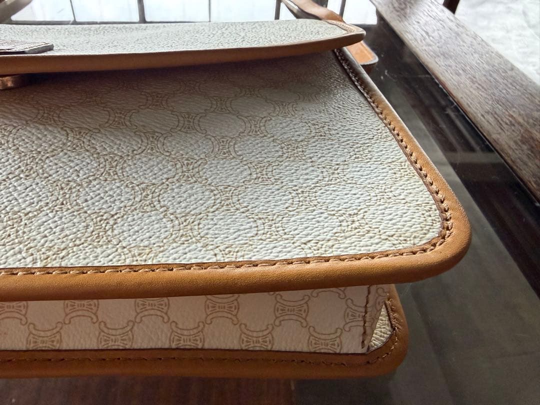 1980s vintage cap ビンテージセリーヌショルダーバック　マカダム