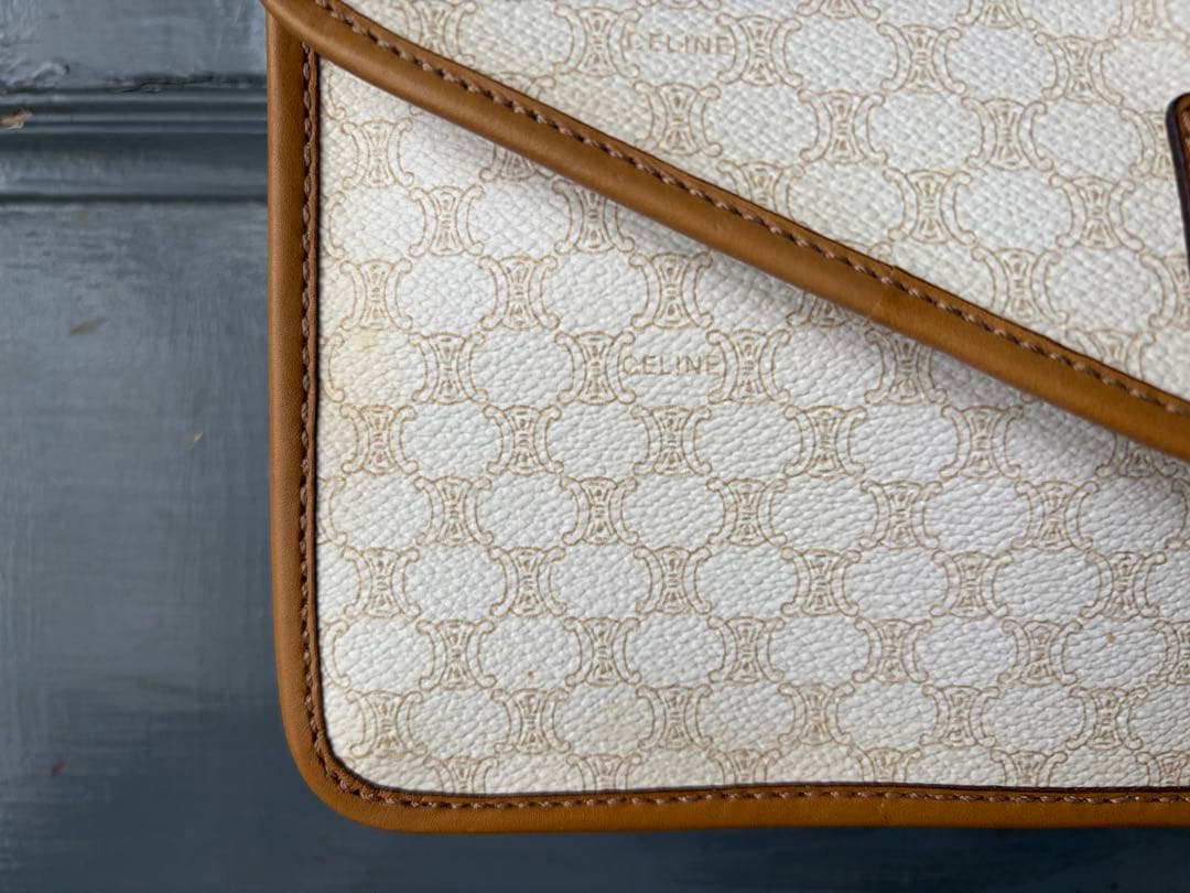 1980s vintage cap ビンテージセリーヌショルダーバック　マカダム